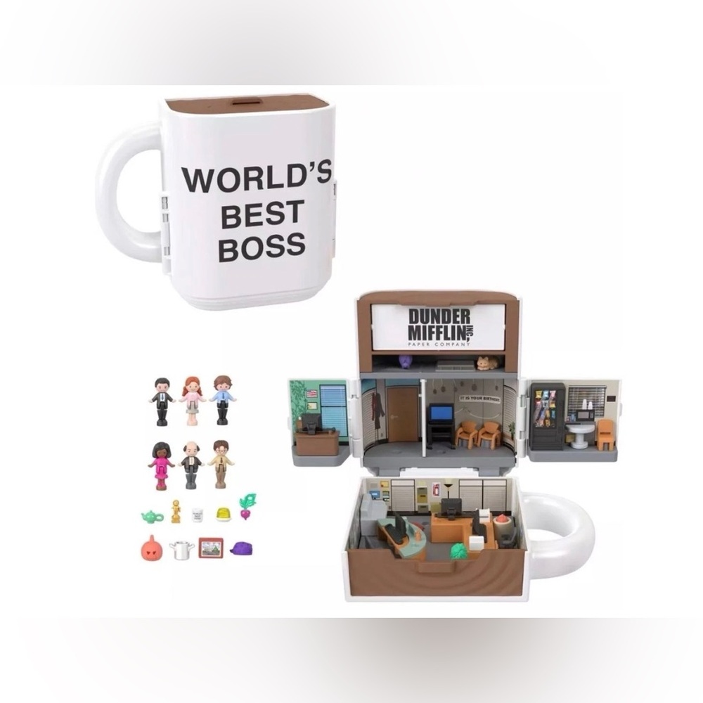 Polly Pocket Collector The Office Set With 6 Dolls Playset & Accessories - Picture 2 of 10